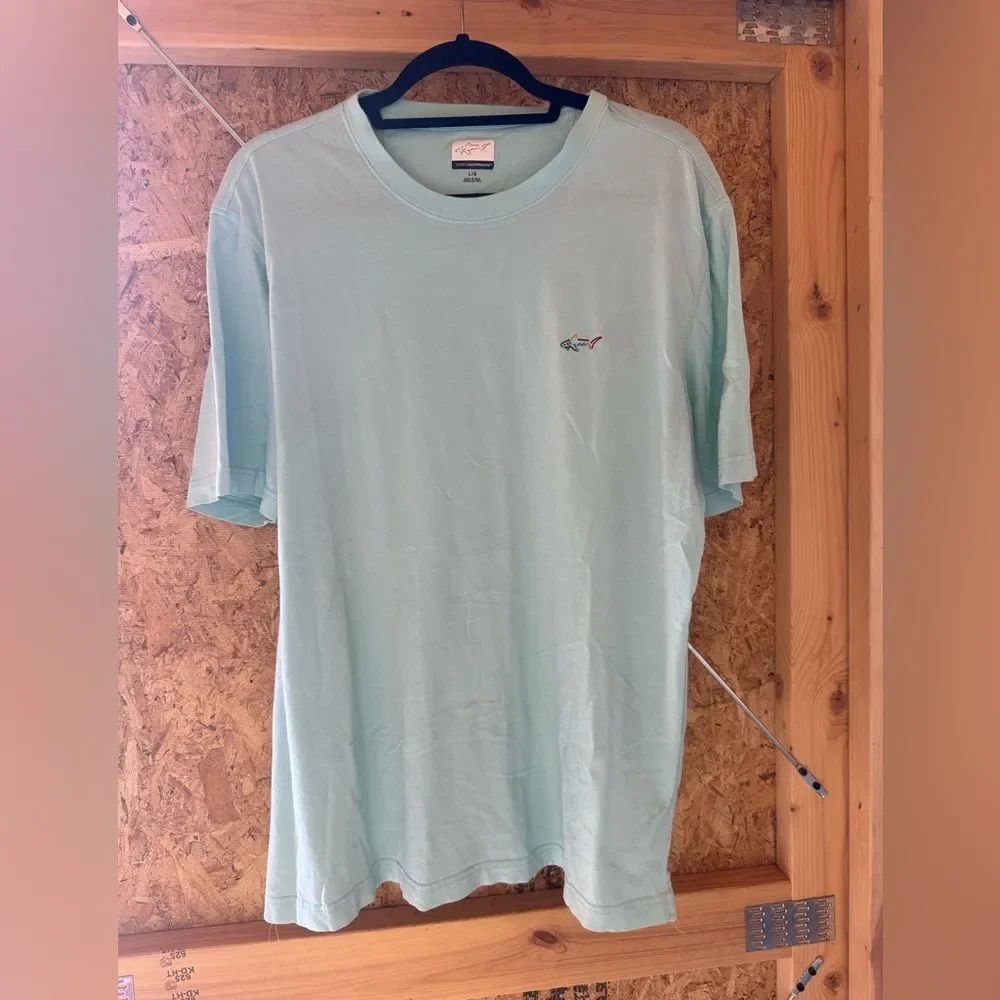 Lacoste Men's Aqua Short Sleeve Tee